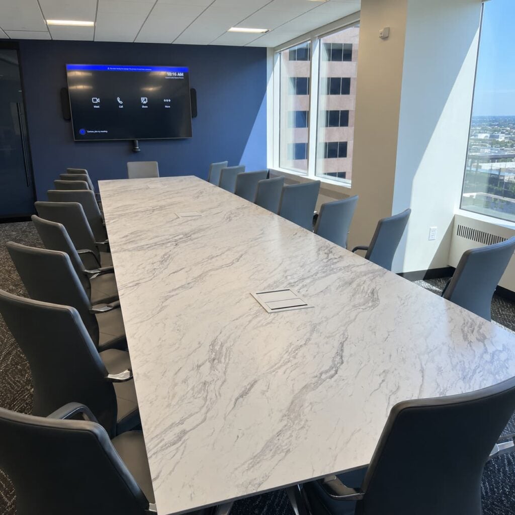 Lightsource BP Custom Conference Room Table Programming & Design Development